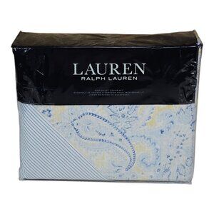 Lauren Ralph Lauren King Duvet Cover Set Cotton 108x96" 2 King Shams Marisa